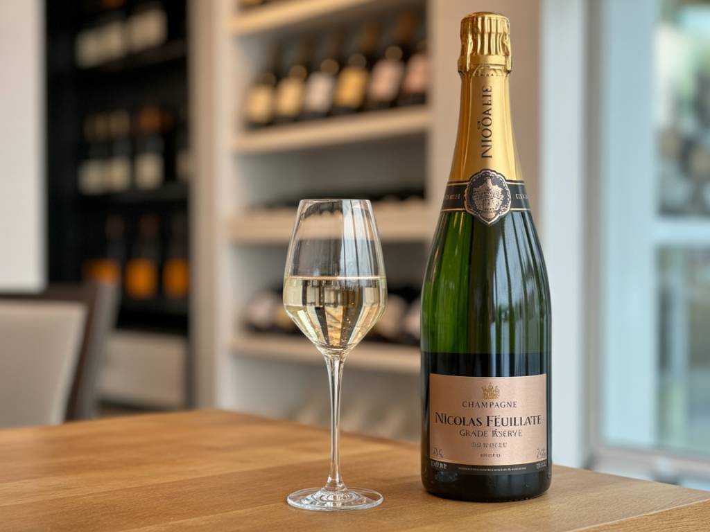 Avis champagne nicolas feuillatte grande réserve brut : profil aromatique, garde et occasions de service