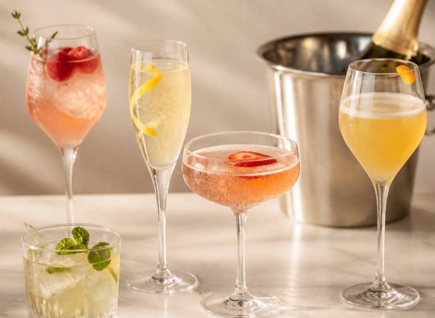 Cocktails with champagne : recettes élégantes et idées rafraîchissantes