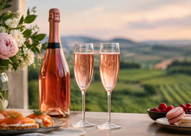 Couleur champagne rose : nuances, élaboration et accords mets-vins