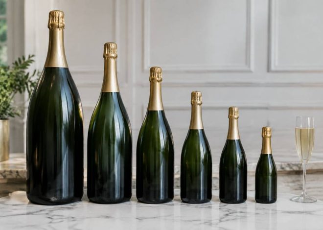 Taille des bouteilles de champagne : guide des formats et contenances